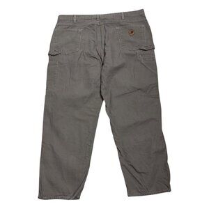 CARHARTT Loose Fit Brown Casual Work Baggy Khaki Pants Mens 42x32